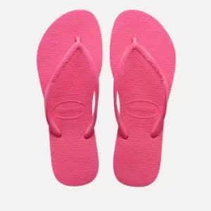 Image of Havaianas Slim Rubber Flip Flops - UK 8
