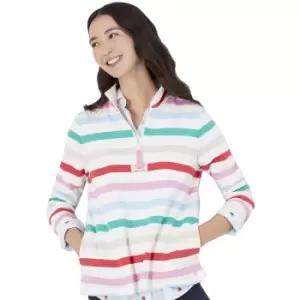 Image of Joules Womens Pip Half Zip Funnel Neck Casual Sweatshirt UK 14- Bust 39.5', (100cm)