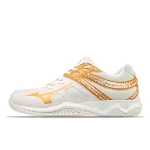 Image of Mizuno Lightning Star Netball Trainers - White
