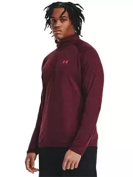 Image of Under Armour Mens Training Tech 2.0 1/2 Zip - Red, Size XL, Men