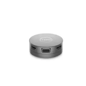 Image of Origin Storage DELL DA310 WIRED USB 3.2 GEN 2 (3.1 GEN 2) TYPE-C SILVER