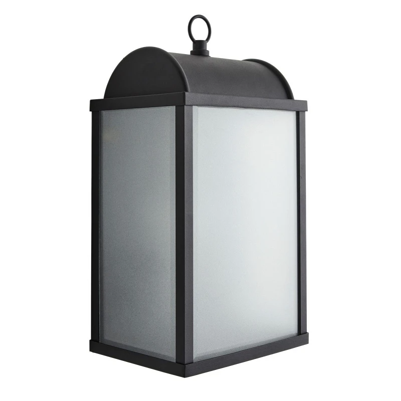 Image of Netlighting Charlotte Outdoor Wall Lantern Black IP44 Black