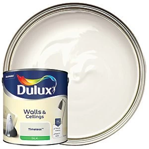 Image of Dulux Walls & Ceilings Timeless Silk Emulsion Paint 2.5L