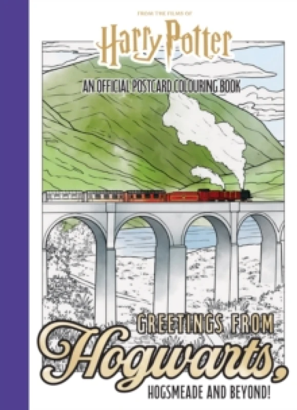Image of Harry Potter: Greetings from Hogwarts, Hogsmeade, and Beyond! : An Official Postcard Colouring Book Paperback / softback