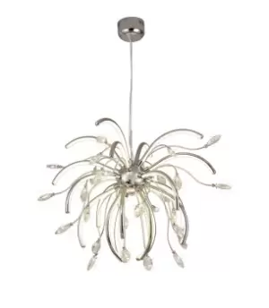 Image of Large Ceiling Pendant, 20 x 4.5W LED, 3000K, 2549lm, Polished Chrome