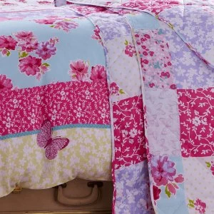Image of Catherine Lansfield Gypsy Patchwork Bedspread - Multi