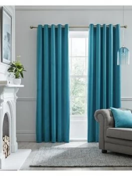 Image of Laurence Llewelyn-Bowen Montrose Velvet Blackout Eyelet Curtains