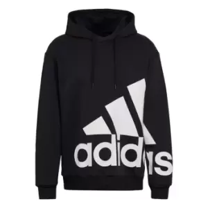 Image of adidas Essentials Giant Logo Fleece Hoodie Mens - Black