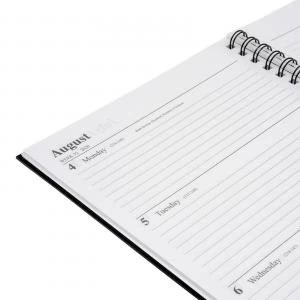 Image of Office 2020 Diary Week to View Wirobound Vinyl Coated Board A4