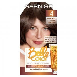 Image of Garnier Belle Color Natural Dark Brown 4 Permanent Hair Dye