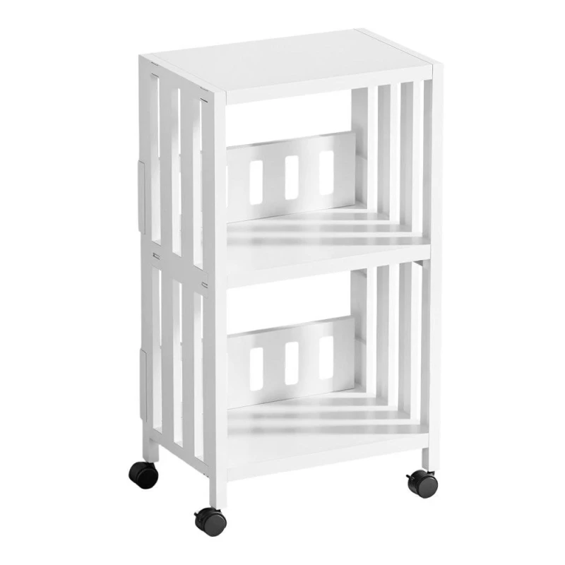 Image of LIFE IDEAS Multi-Tier Rolling Storage Trolley White unisex 4 Tier