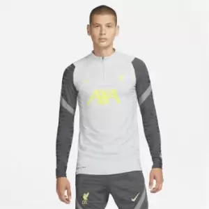 Image of Nike Liverpool Elite Drill Top 2021 2022 Mens - Grey