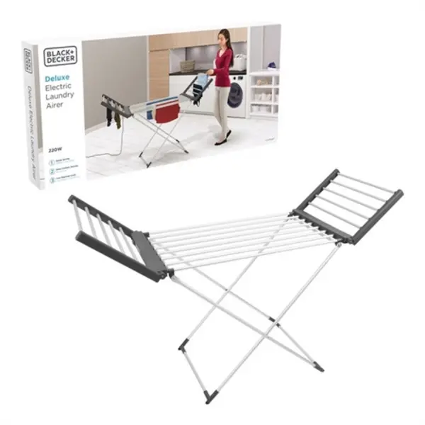 Image of Black + Decker Heated Winged Airer