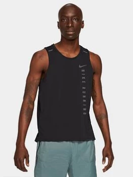 Image of Nike Running Run Division Miler Hybrid Vest - Black Size M Men