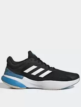 Image of adidas Response Super 3.0 Shoes, Black/White, Size 9, Men