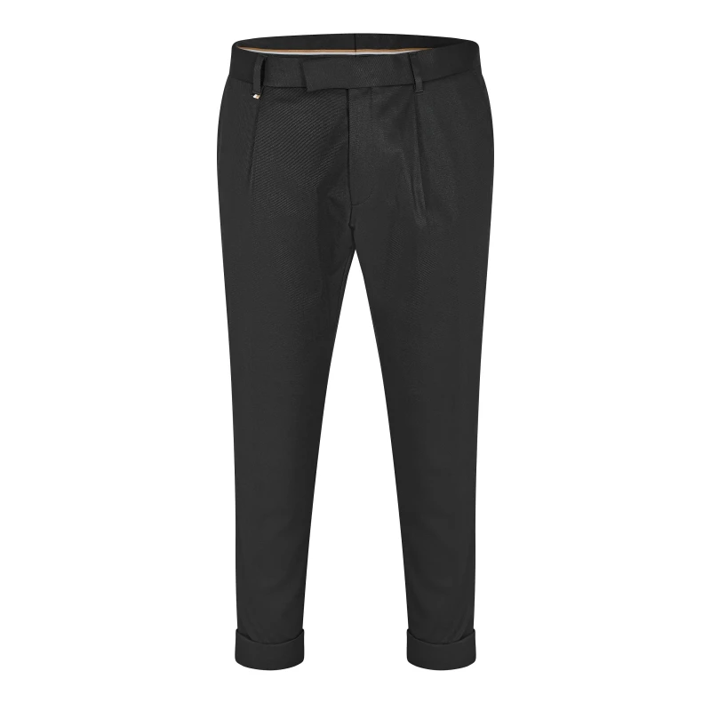 Image of Boss Mens C-Pepe-Pl-243 Straight Leg Trousers Black male 34