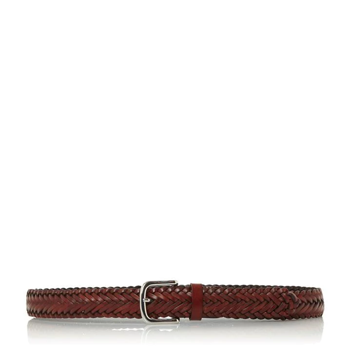 Image of Dune 'Ordiner' Hand Woven Leather Belt - S to M - brown