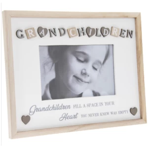 Image of Sentiments Frame Grandchilden 4X6" By Lesser & Pavey