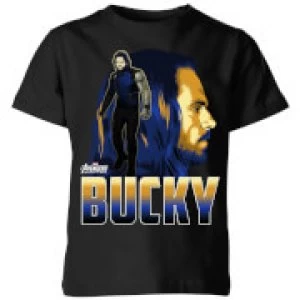 Image of Avengers Bucky Kids T-Shirt - Black - 7-8 Years