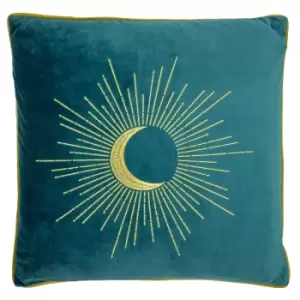 Image of Astrid Cushion Teal, Teal / 50 x 50cm / Polyester Filled