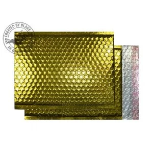 Image of Blake Purely Packaging C4 Peel and Seal Padded Envelopes Glamour Gold Pack of 100