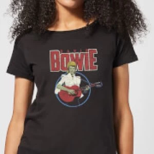 Image of David Bowie Bootleg Womens T-Shirt - Black - S
