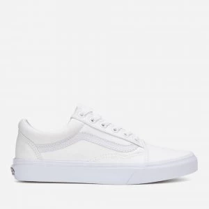 Image of Vans Old Skool Trainers - True White - UK 10