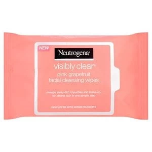 Image of Neutrogena Visibly Clear Pink Grapefruit Facial Wipes