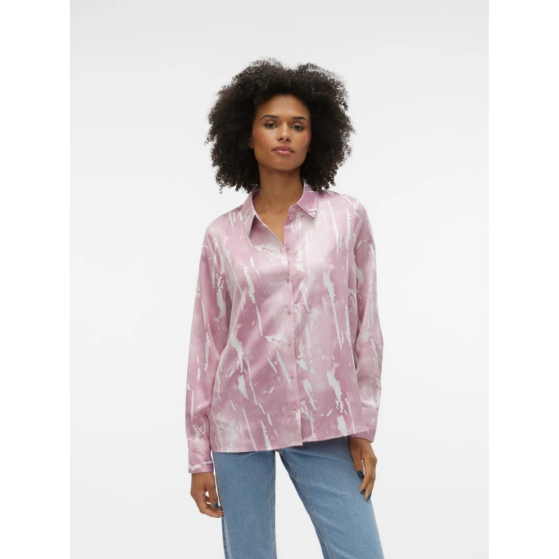 Image of Vero Moda VM Ls Shirt Wvn - Purple Purple 6