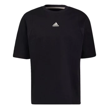 Image of adidas Studio Lounge T-Shirt Mens - Black