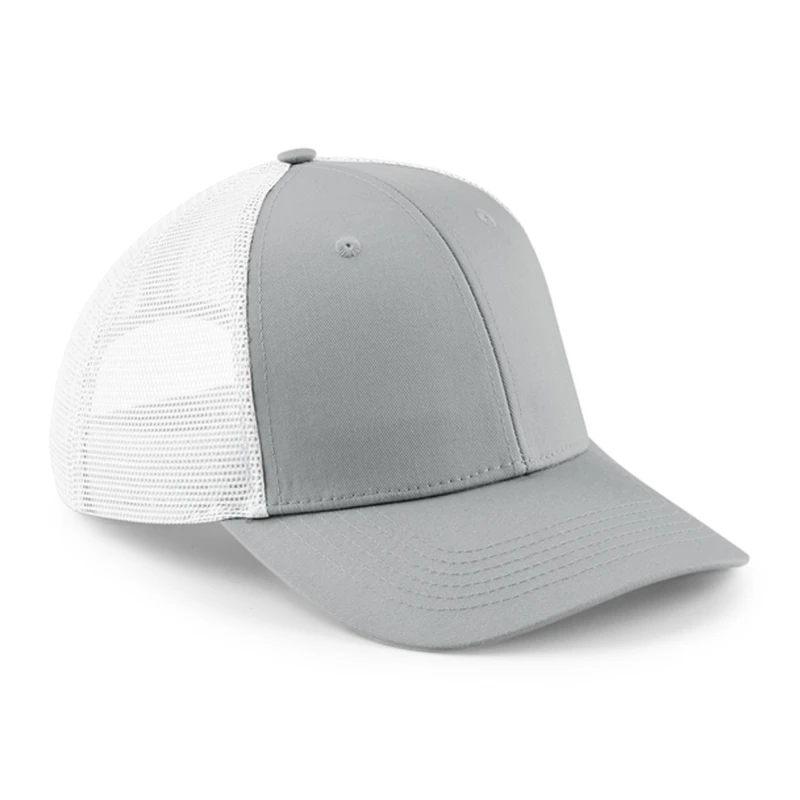 Image of Beechfield Beechfield Men Urbanwear Trucker Cap in Light Grey Light Grey One Size Male 5063107075895