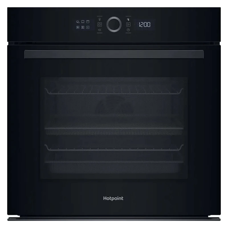 Image of Hotpoint HOI4S8PM0BUK Pyrolytic Multifunction Single Oven - BLACK HOI4S8PM0BUK