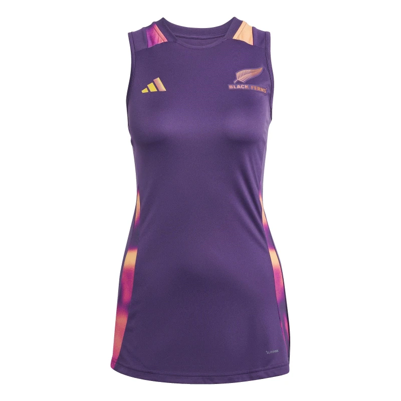 Image of adidas Black Ferns Singlet 2025 Womens Plum/Multi female 8 (XS)