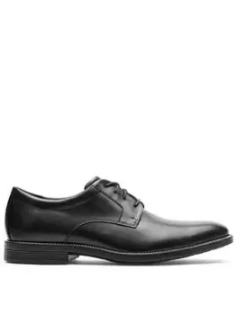 Image of Rockport Dsp Plain Toe Formal Shoe - Black, Size 10, Men