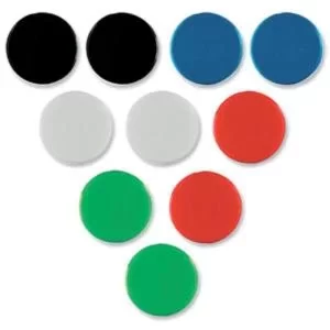 Image of Nobo Whiteboard Magnets 30mm Blue Pack of 4