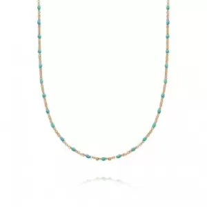 Image of Treasures Turquoise Beaded Necklace BN02_GP