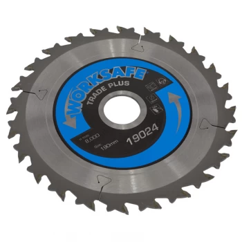 Image of Trade Plus Circular Saw Blade 190 X 30MM - 24TPU