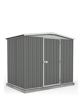 Image of Mercia Absco Regent Apex 7 X 5 Metal Shed - Grey