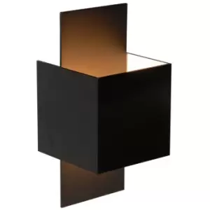 Image of Lucide CUBO - Up Down Wall Light - 1xG9 - Black