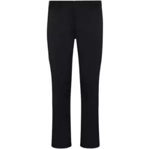 Image of AFD Womens/Ladies Stretch Slim Trousers (14 UK R) (Black) - Black