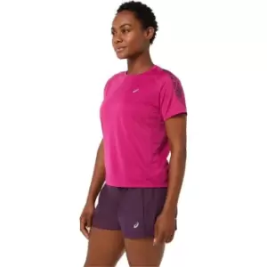 Image of Asics Womens Icon SS Running Top - Red