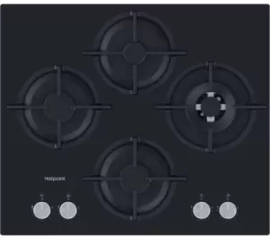 Image of Hotpoint HGS 62S/BK Gas Hob - Black