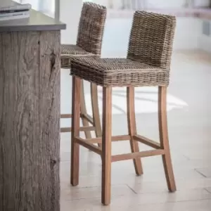 Image of Garden Trading Bembridge Bar Stool, Rattan