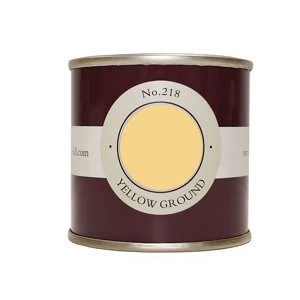 Image of Farrow & Ball Estate Yellow ground No. 218 Emulsion Paint 100ml Tester pot
