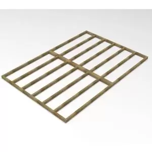 Image of Forest 12X8 Timber Shed Base - Assembly Required