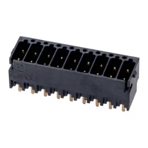 Image of Phoenix 1859712 DMCV 0,5/ 9-G1-2,54 THR 2-Row PCB Header 6A 2x9 Wa...