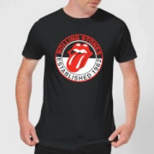Image of Rolling Stones Est 62 Mens T-Shirt - Black - M
