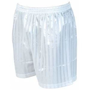 Image of Precision Striped Continental Football Shorts 26-28" White