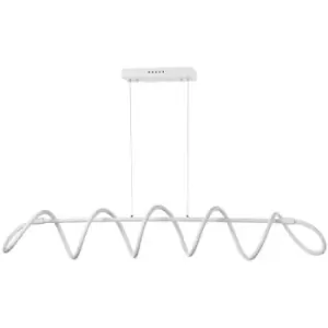 Image of Onli LED Swirl Integrated LED Pendant Ceiling Light, White