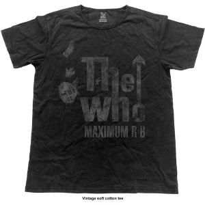 Image of The Who - Max R&amp;B Vintage Unisex Medium T-Shirt - Black